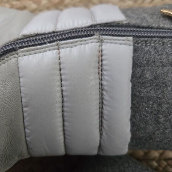 PACIOTTI 4US LEATHER BOOTIe WHITE/GREY/GOLD WOMENS SIZE 41/ US 10 SD16TNM - Picture 10 of 11